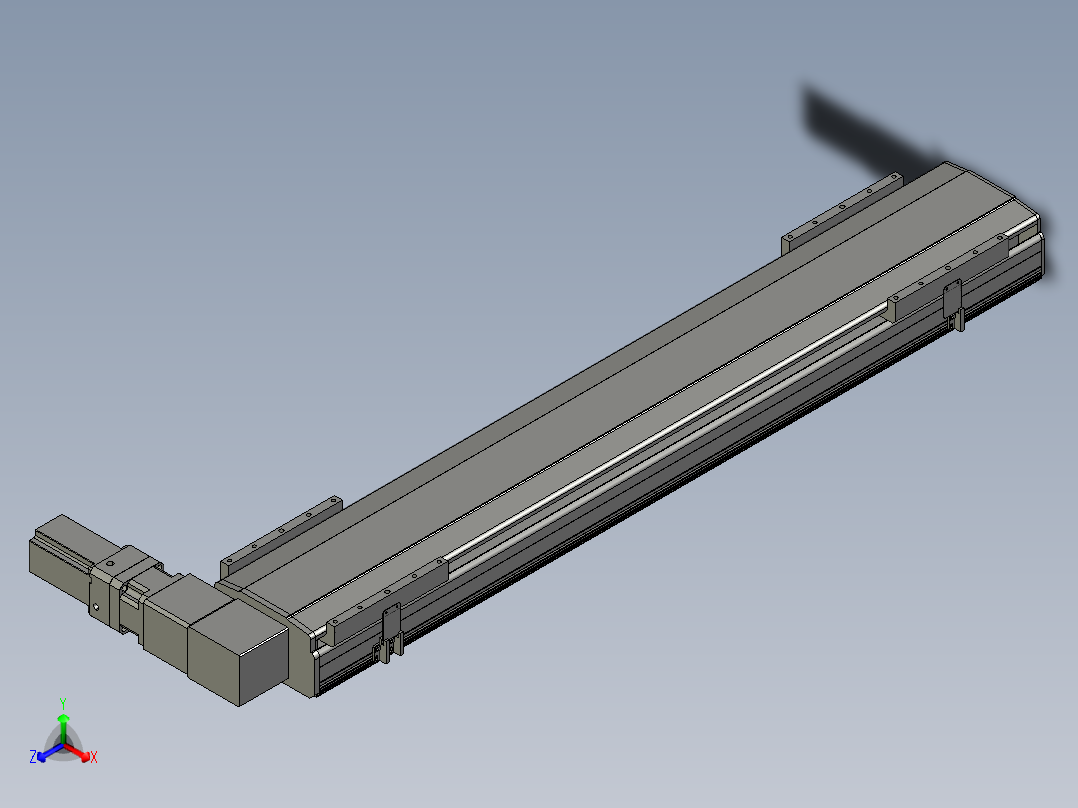 直线模组LHB21-L40-S1100-R(B)设计图纸