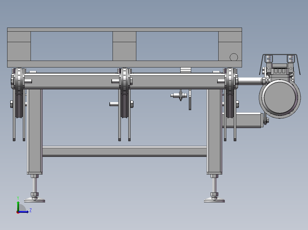 拖板输送线左视图