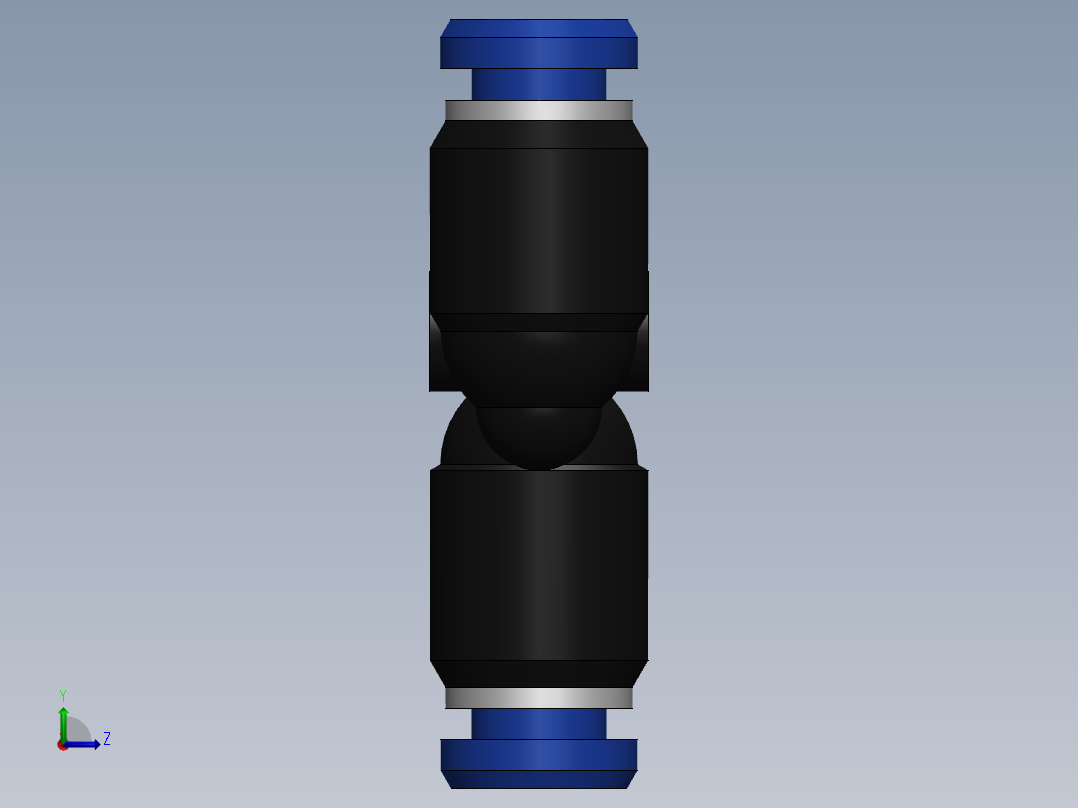 Ø4 UNIÃO Y (C00820400)左视图