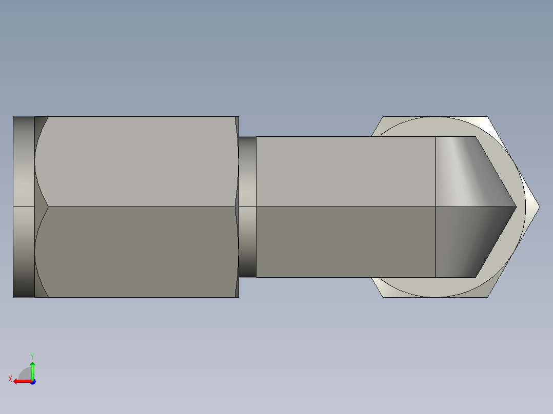 卡套式工业通用硬管接头4_c6bu-s后视图