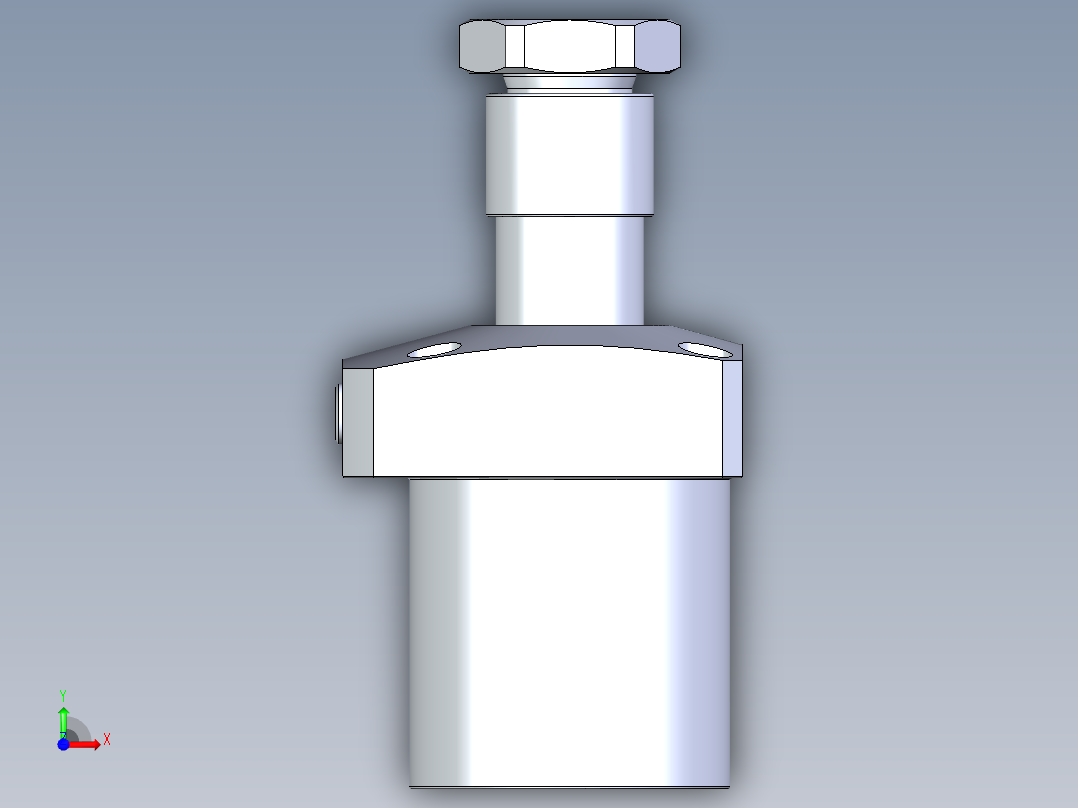 KOSMEKLHA0650-GL多系列多零件图纸模型前视图