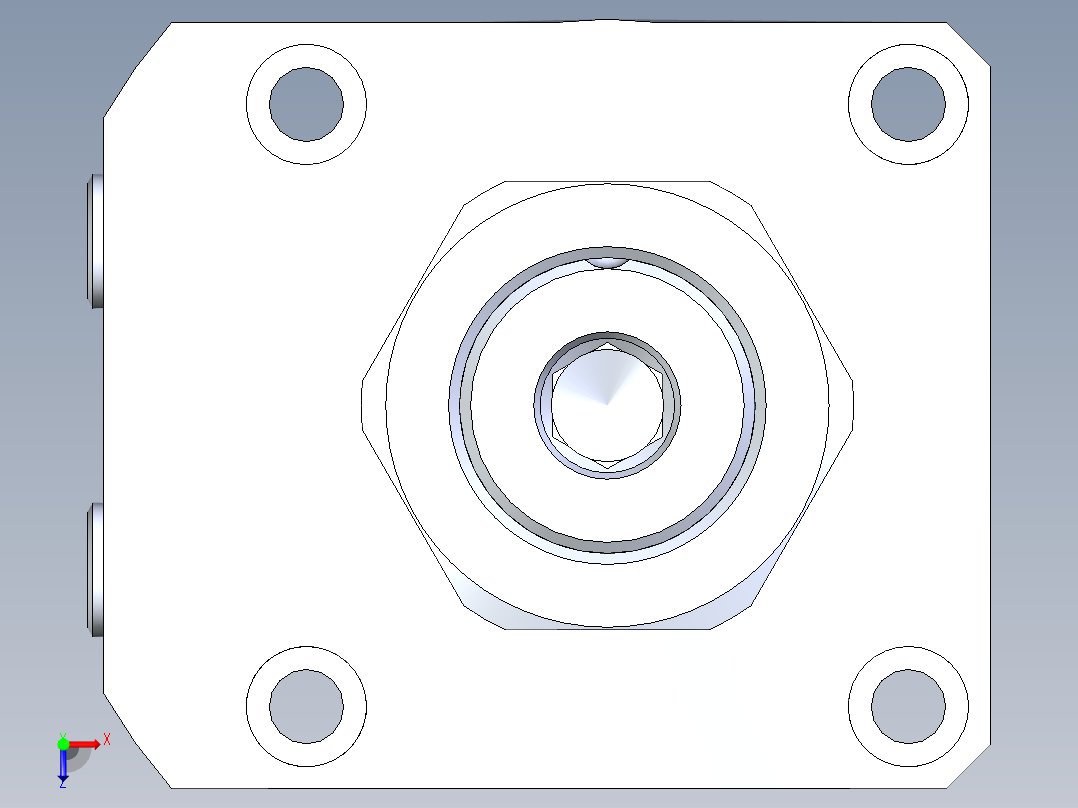 KOSMEKLHA0650-GL多系列多零件图纸模型俯视图