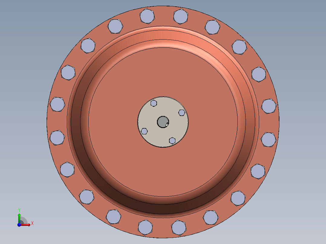 行星齿轮箱前视图
