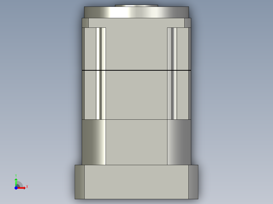 斜齿孔PGH115-L2 22-110-145-M8.STEP前视图