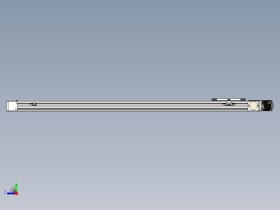 同步带滑台-欧规BC6H-L60-S1200-L-ZP40-D3右视图