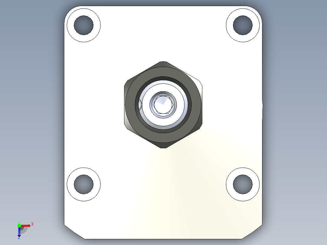KOSMEKWHE1600-2AL多系列多零件图纸模型俯视图
