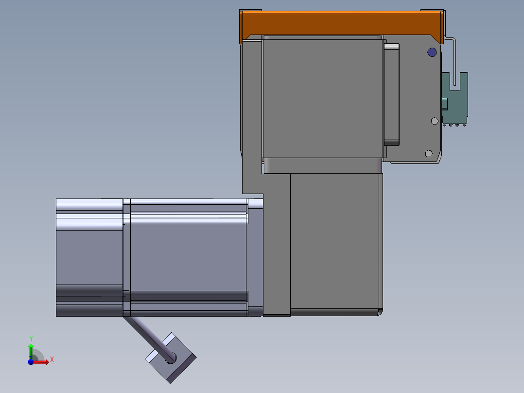 MCB同步带全封闭MCB10-RD-200W前视图