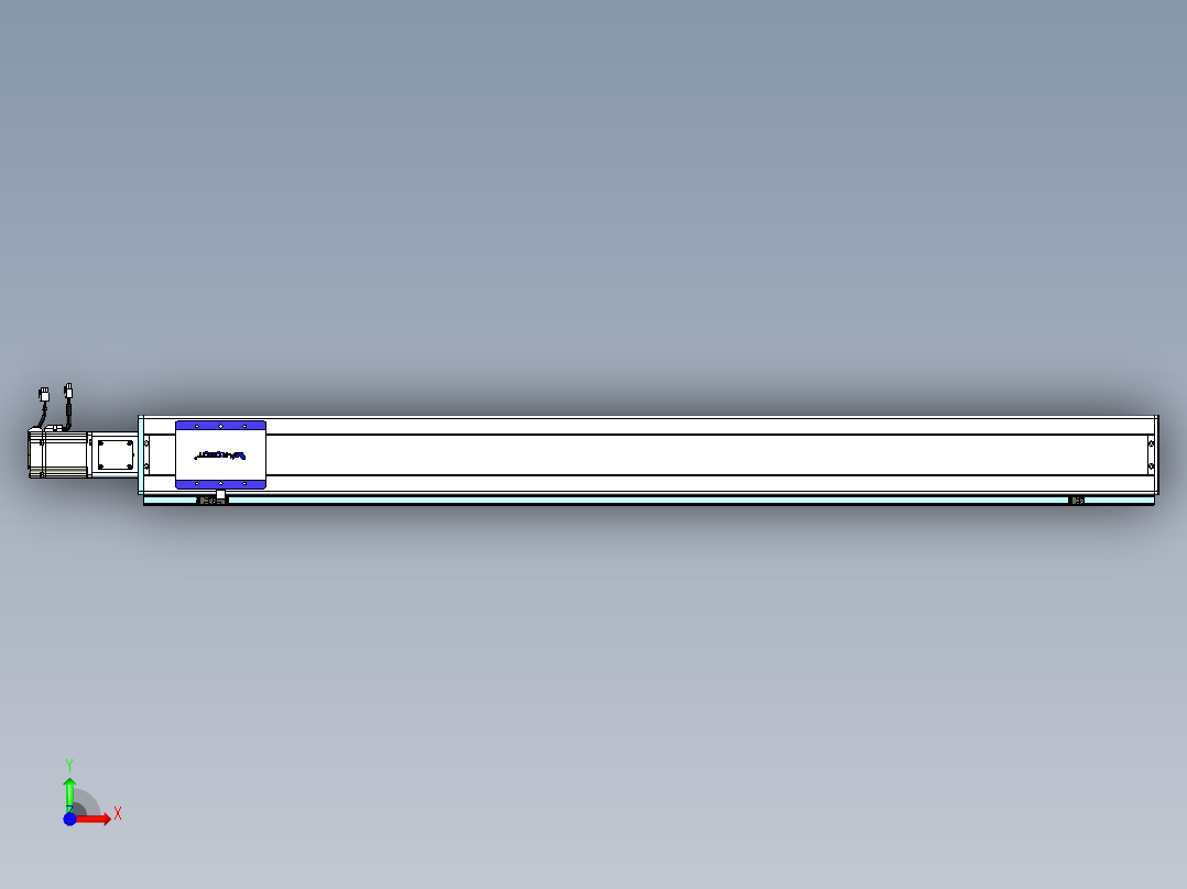 威洛博VC丝杆传动-无尘环境VC14-Lxx-C-S1500-BC-ZP75-C3前视图