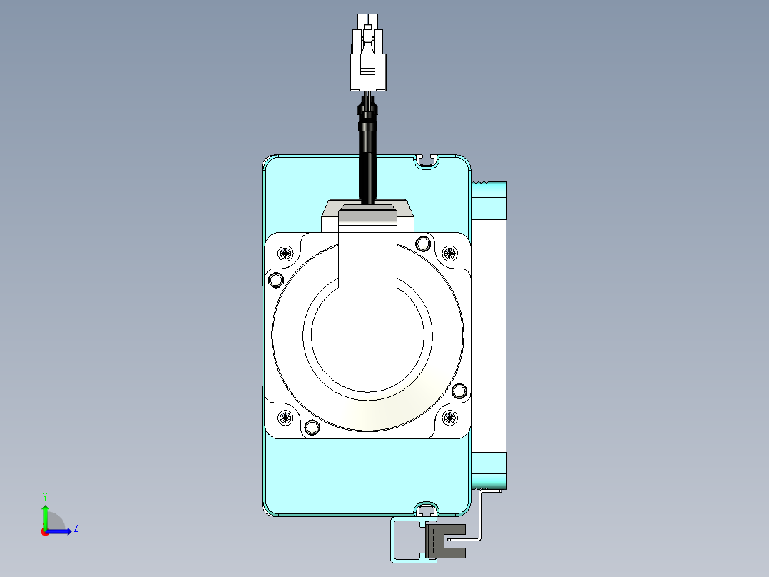 威洛博VC丝杆传动-无尘环境VC14-Lxx-C-S1500-BC-ZP75-C3左视图