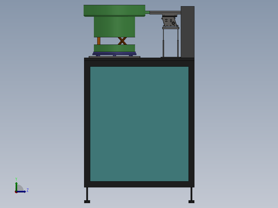 适配器插头自动化振动盘上料机sw17左视图