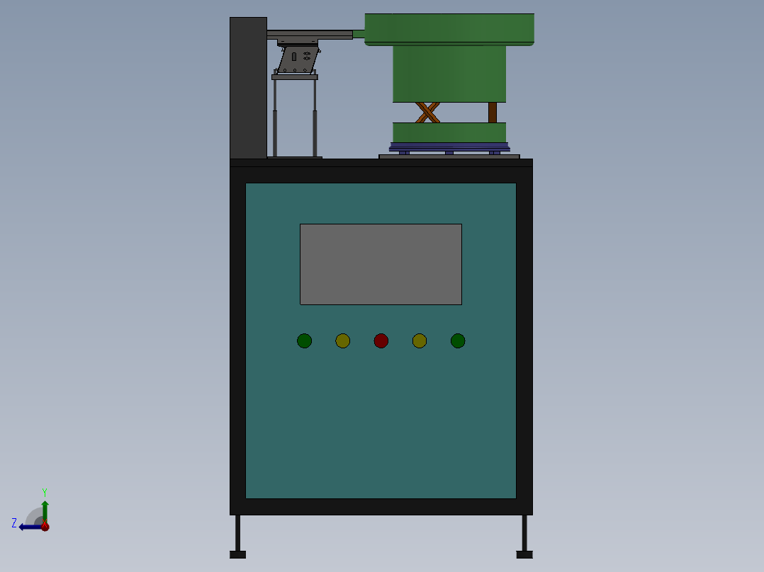 适配器插头自动化振动盘上料机sw17右视图