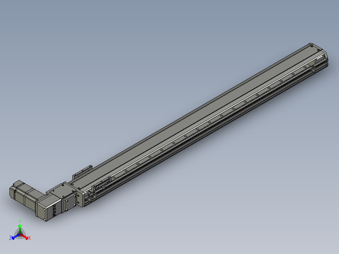 模组FTB10-R-1000正等轴测图
