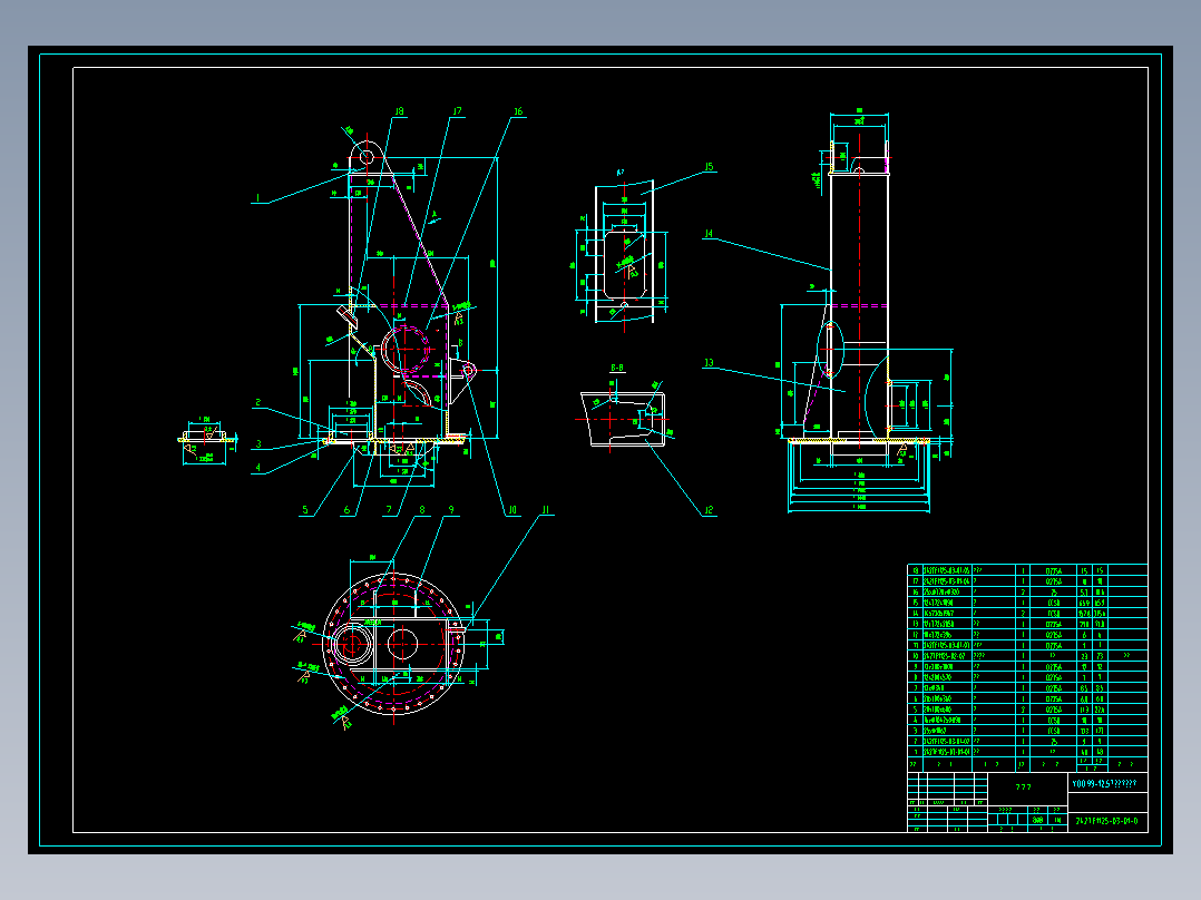 1G071--液压回转起重机（有电气）全