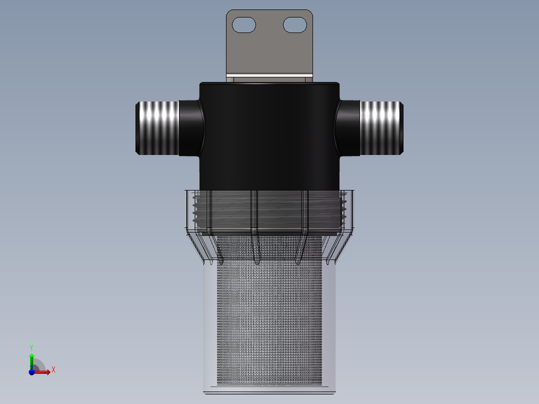 初级过滤器前视图