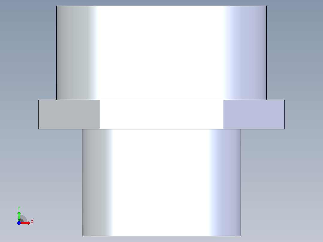 聚氯乙烯配件31-Sch80_PVC-Brass_SPIGxFPT_878-012SS_1.25in前视图