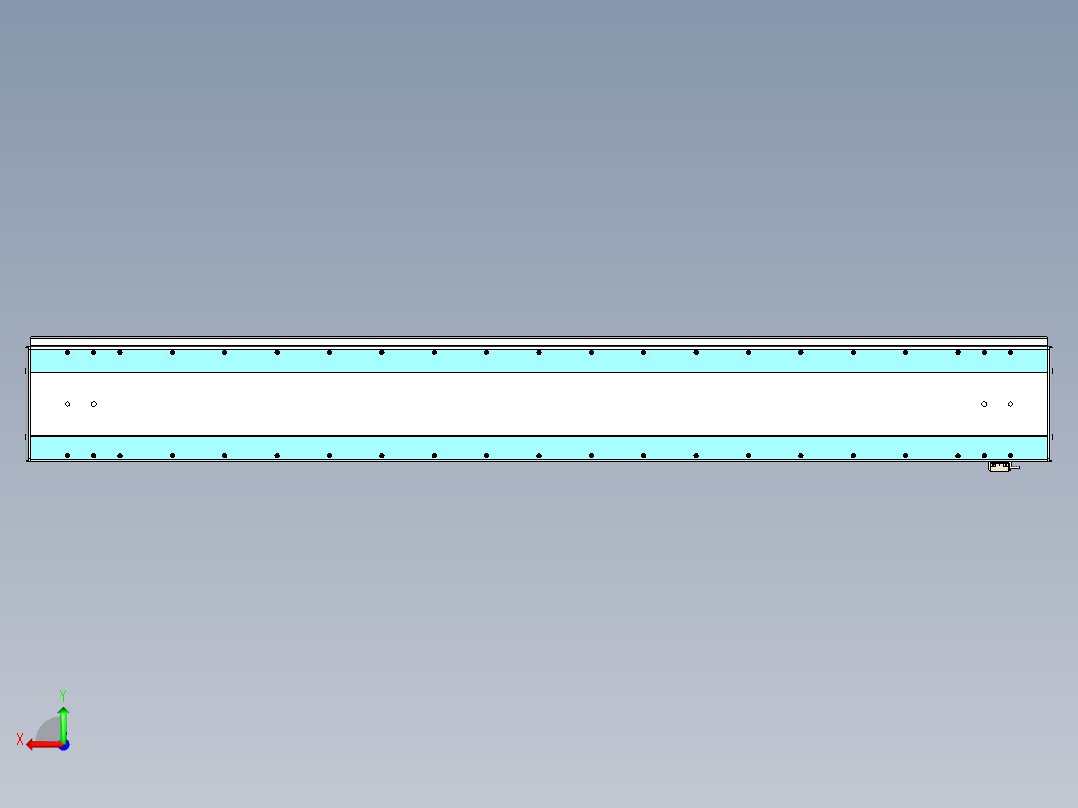 威洛博LC系列3d模型模组LC22H2Y-S1700后视图