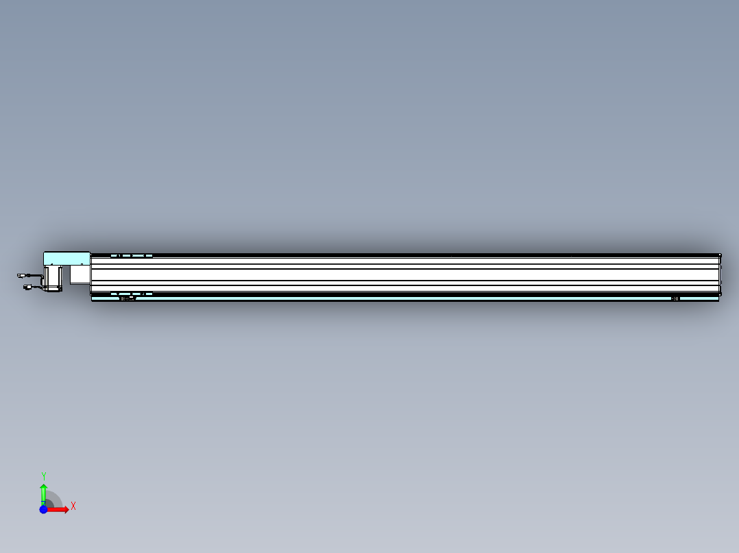 威洛博VBF同步带传动一般环境VBF14-L45-S1800-BR-ZP40-C3前视图