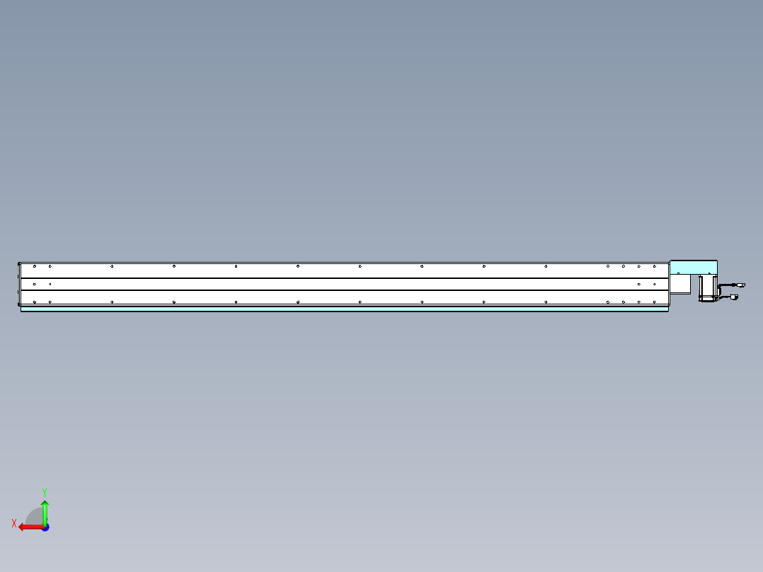 威洛博VBF同步带传动一般环境VBF14-L45-S1800-BR-ZP40-C3后视图