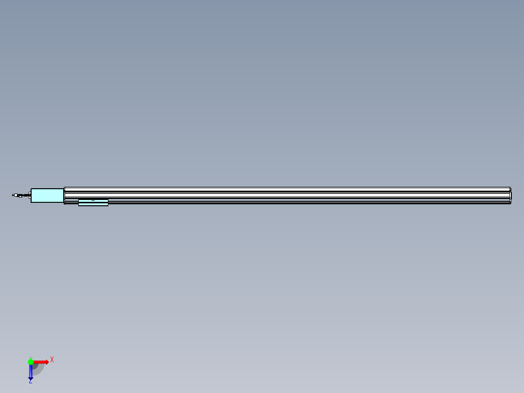 威洛博VBF同步带传动一般环境VBF14-L45-S1800-BR-ZP40-C3俯视图