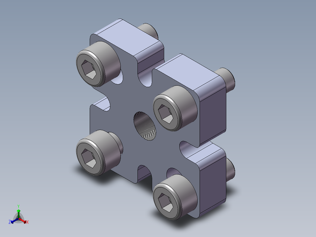 铝型材及其附件5.32.50.5050正等轴测图