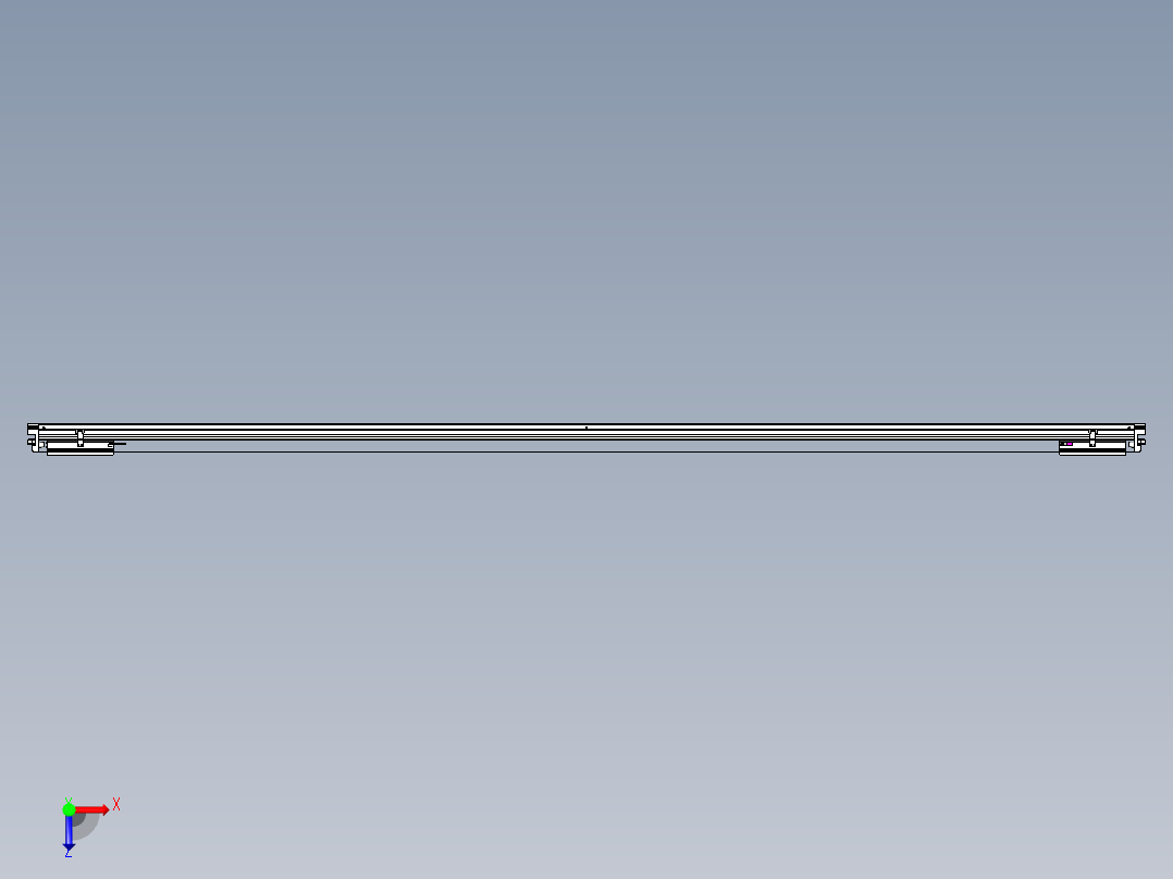 威洛博VL系列直线电机模组-2VL22H3-S2950俯视图