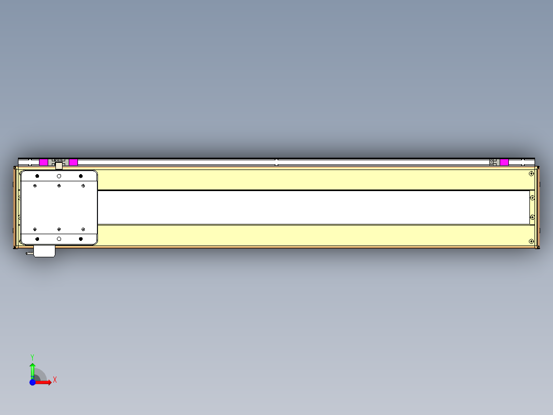 威洛博LC系列3d模型模组LC17E1Y-S900前视图