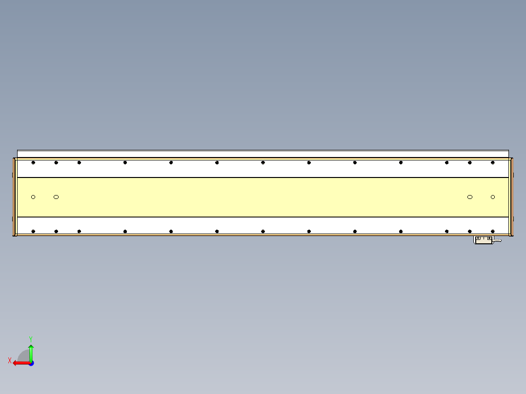 威洛博LC系列3d模型模组LC17E1Y-S900后视图