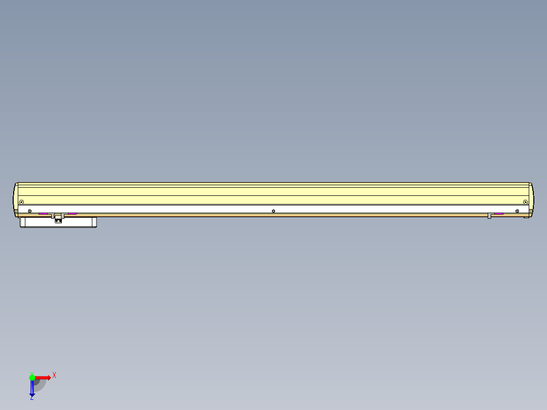威洛博LC系列3d模型模组LC17E1Y-S900俯视图