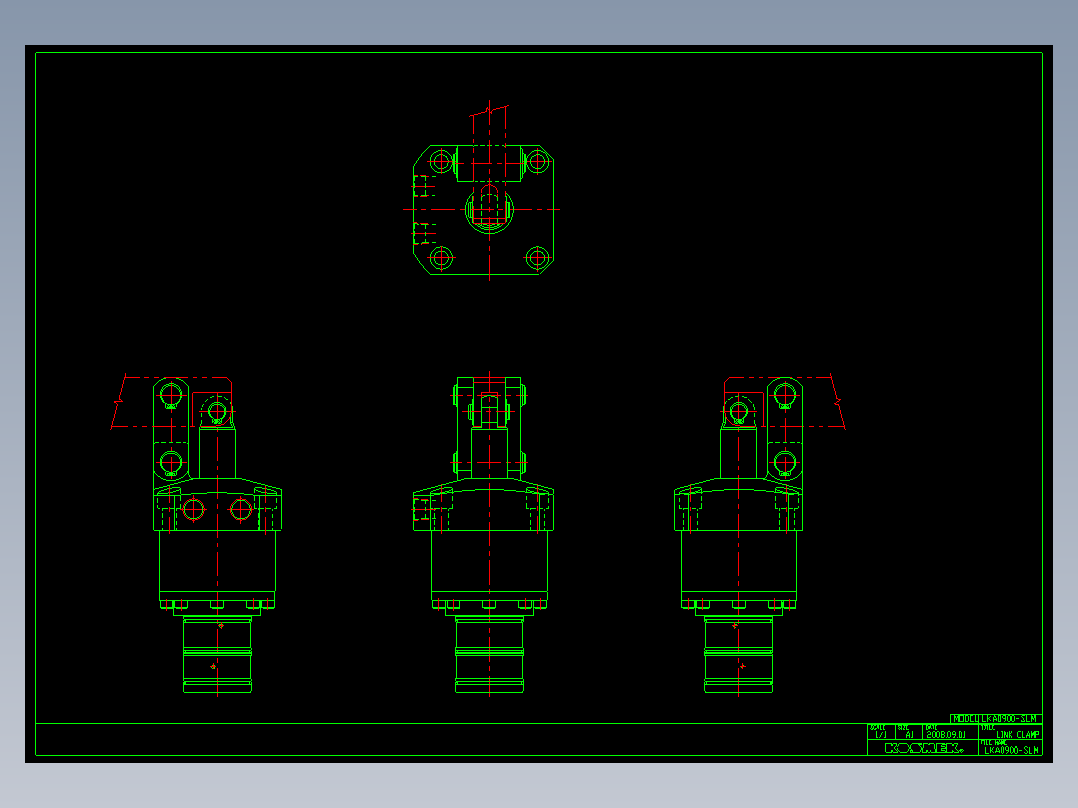 KOSMEKLKA0900-SLM多系列多零件图纸模型