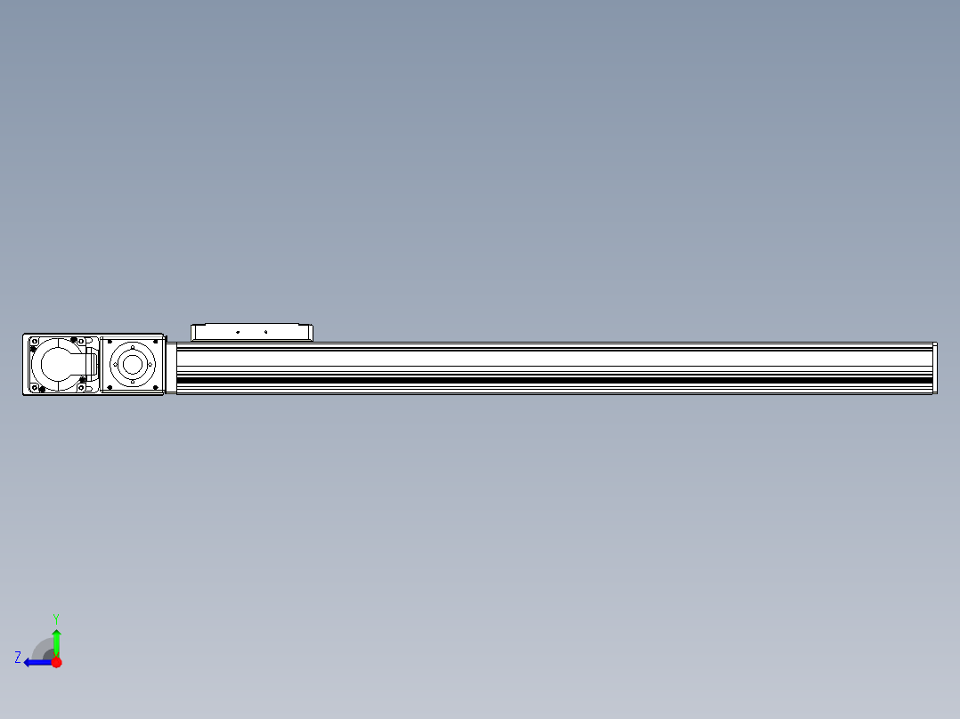 同步带全封闭直线模组TPA-HCB-105D-90-L600-ML-C-P20-N3右视图