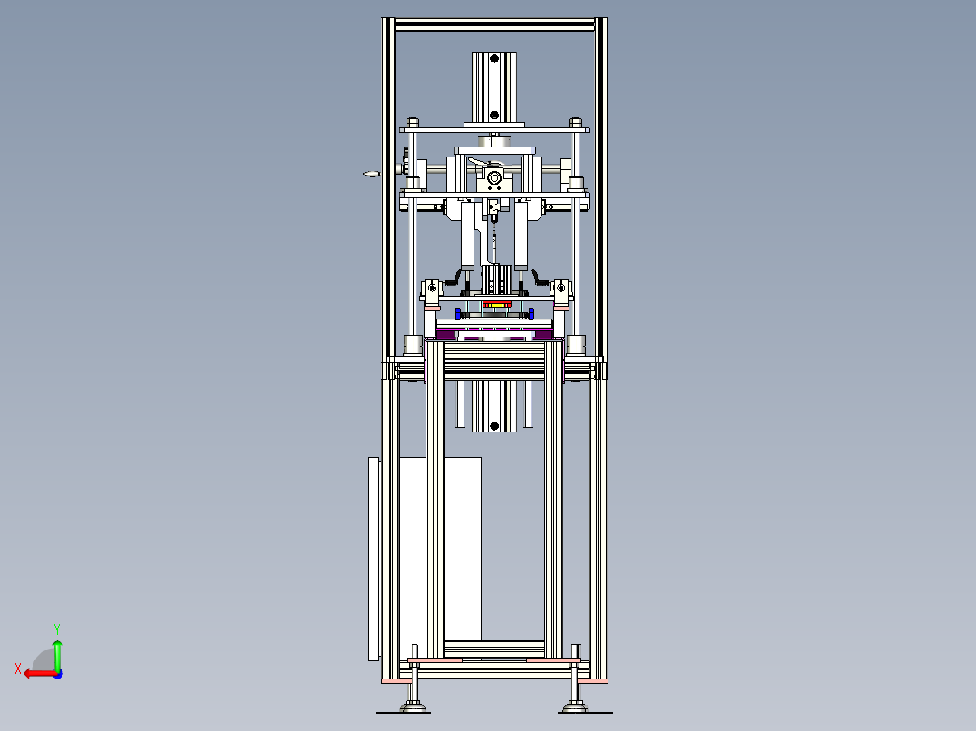 汽车制动器检测线step后视图