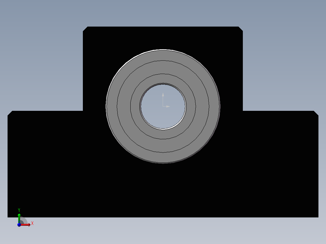 丝杆支撑侧LEB31-12前视图