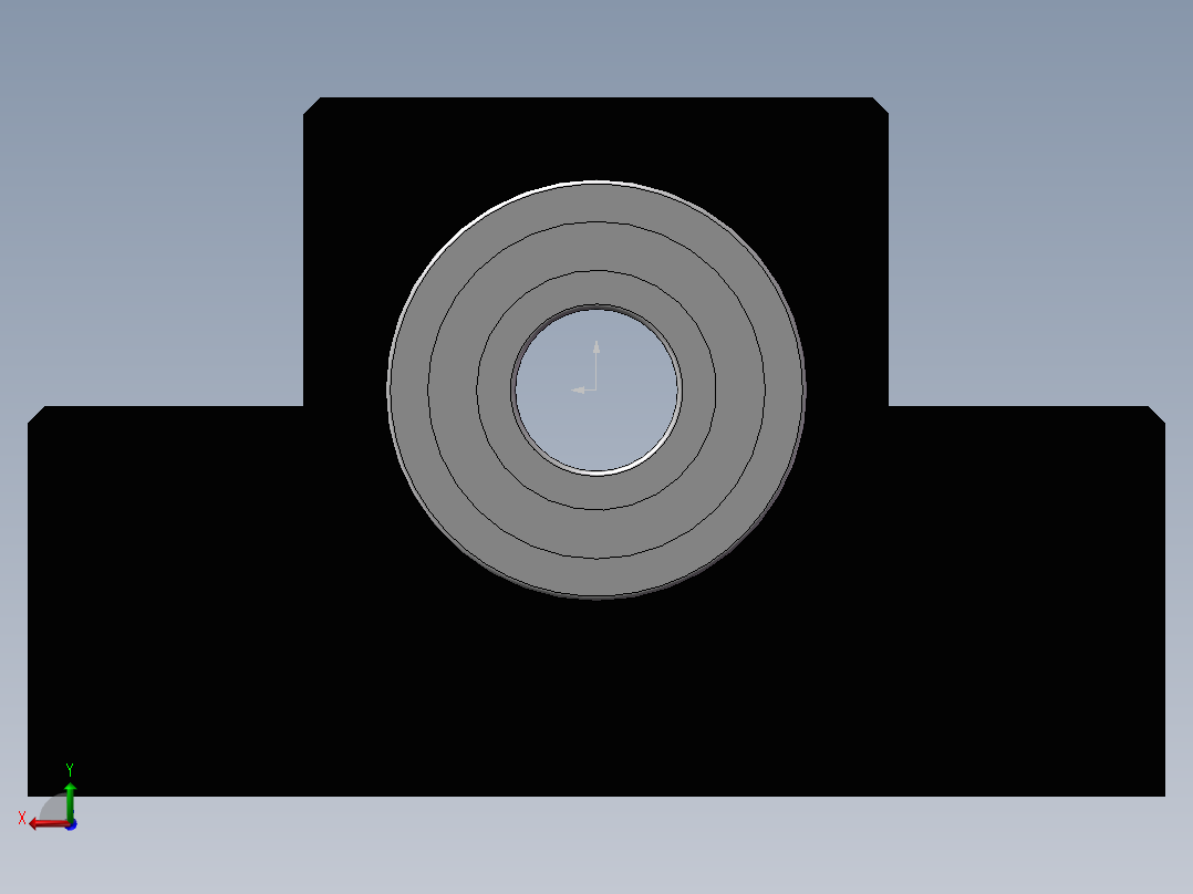 丝杆支撑侧LEB31-12后视图