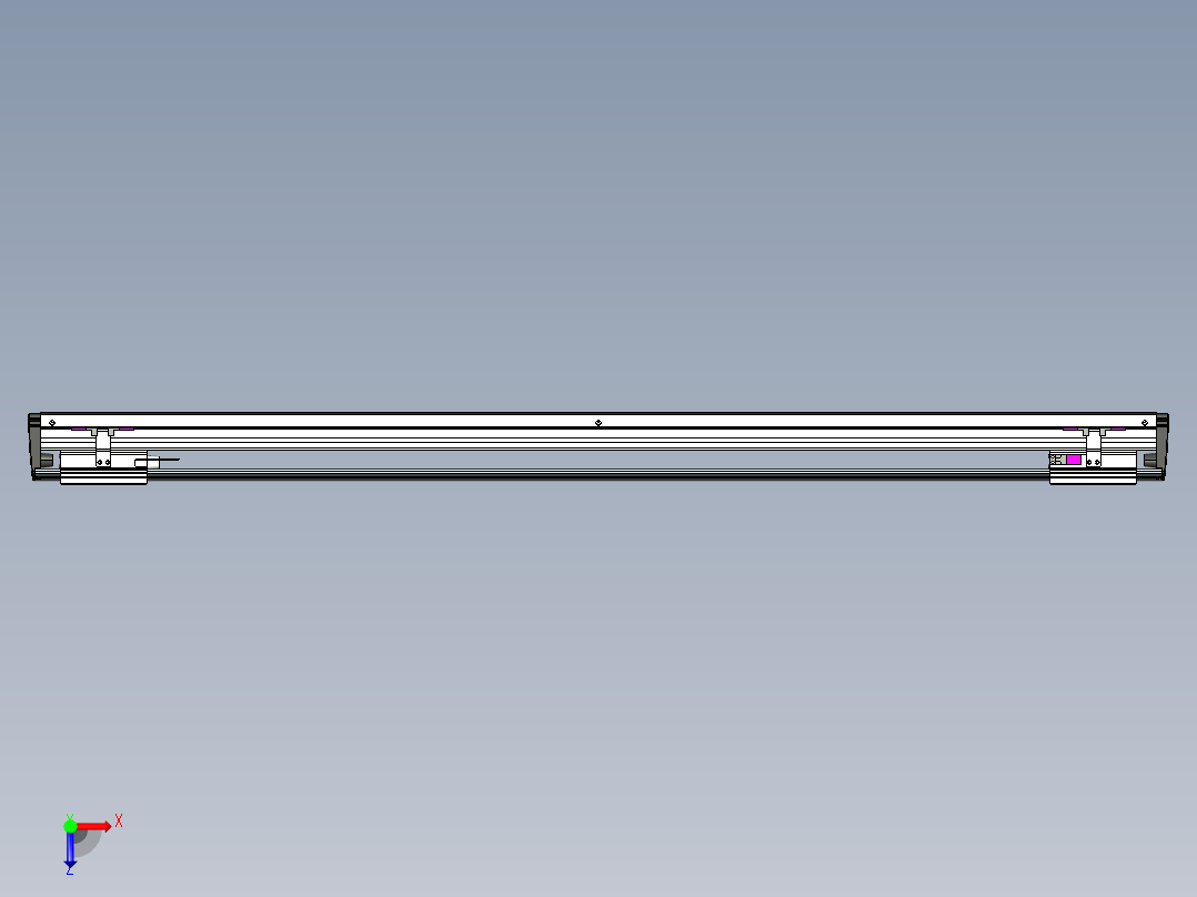 威洛博VL系列3d模型模组2VL17E1Y-S1100俯视图