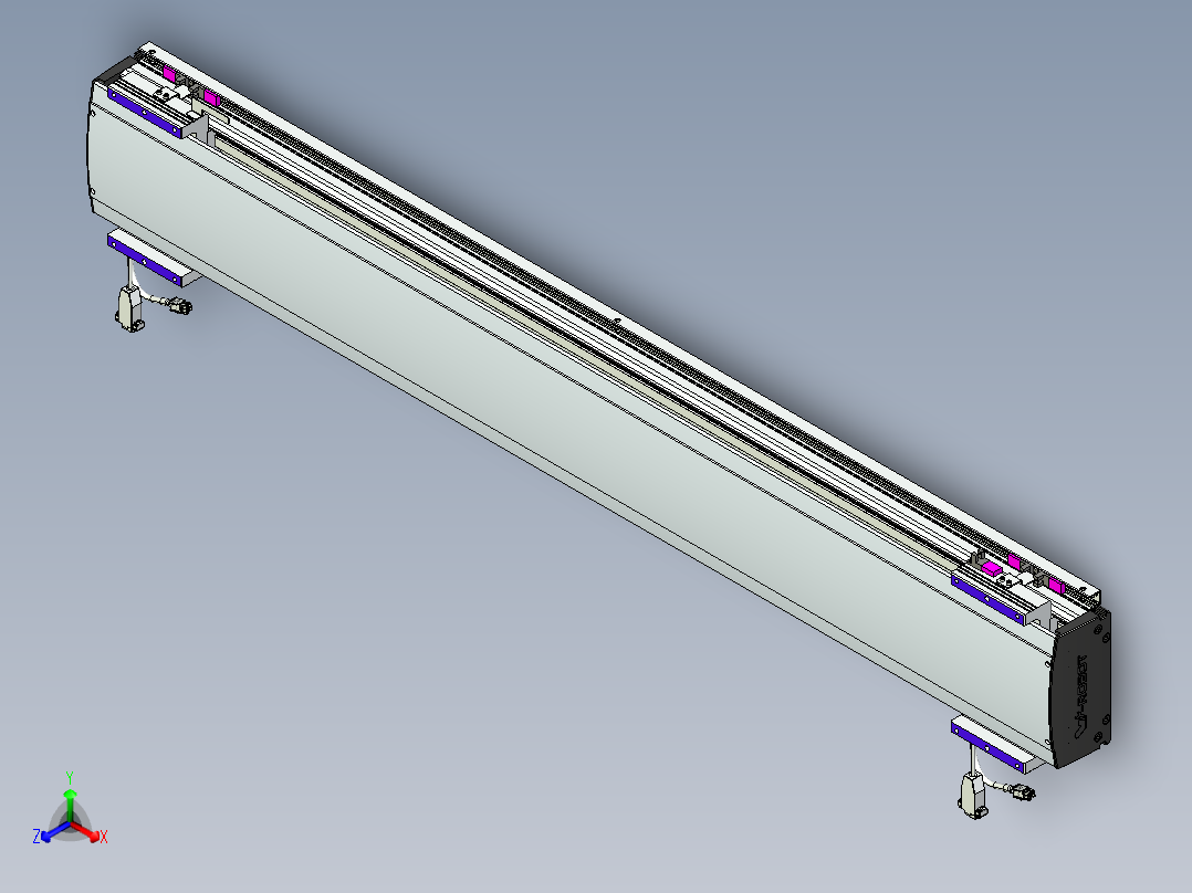 威洛博VL系列3d模型模组2VL17E1Y-S1100正等轴测图