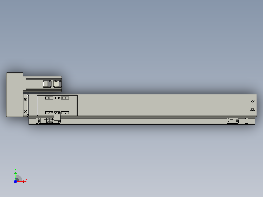 VF丝杆传动-一般环境VT5-L10-C-S400-BR-P10-D4前视图