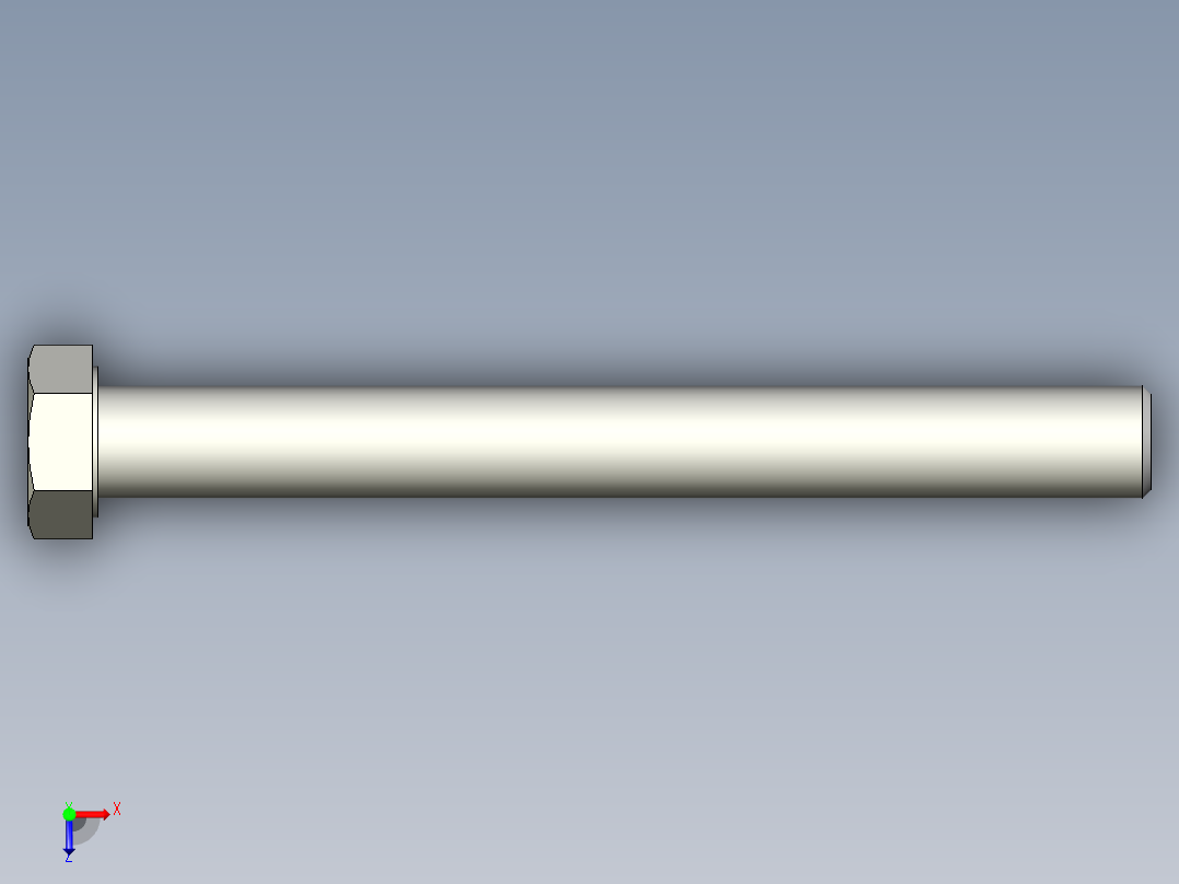 螺钉-DIN_931-M16x2x150_24.stp俯视图