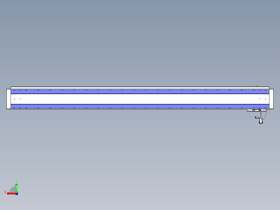 威洛博VL系列直线电机模组-VL17E2-S1950后视图
