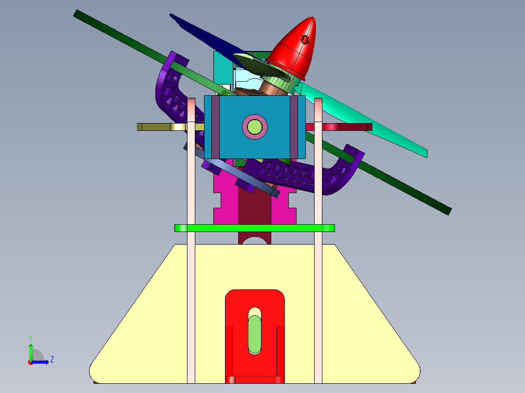 测试风扇旋转扭力分体式扭矩测试仪左视图