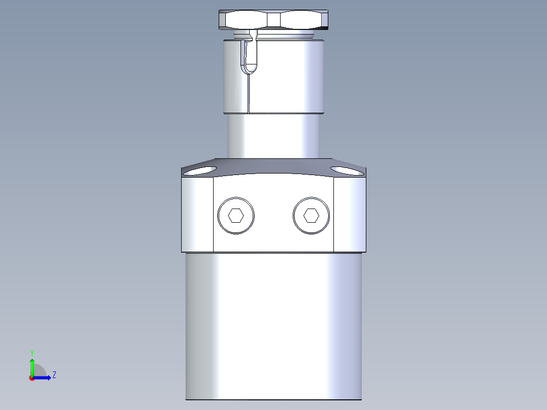 KOSMEKLHA1050-CL-Y30多系列多零件图纸模型左视图