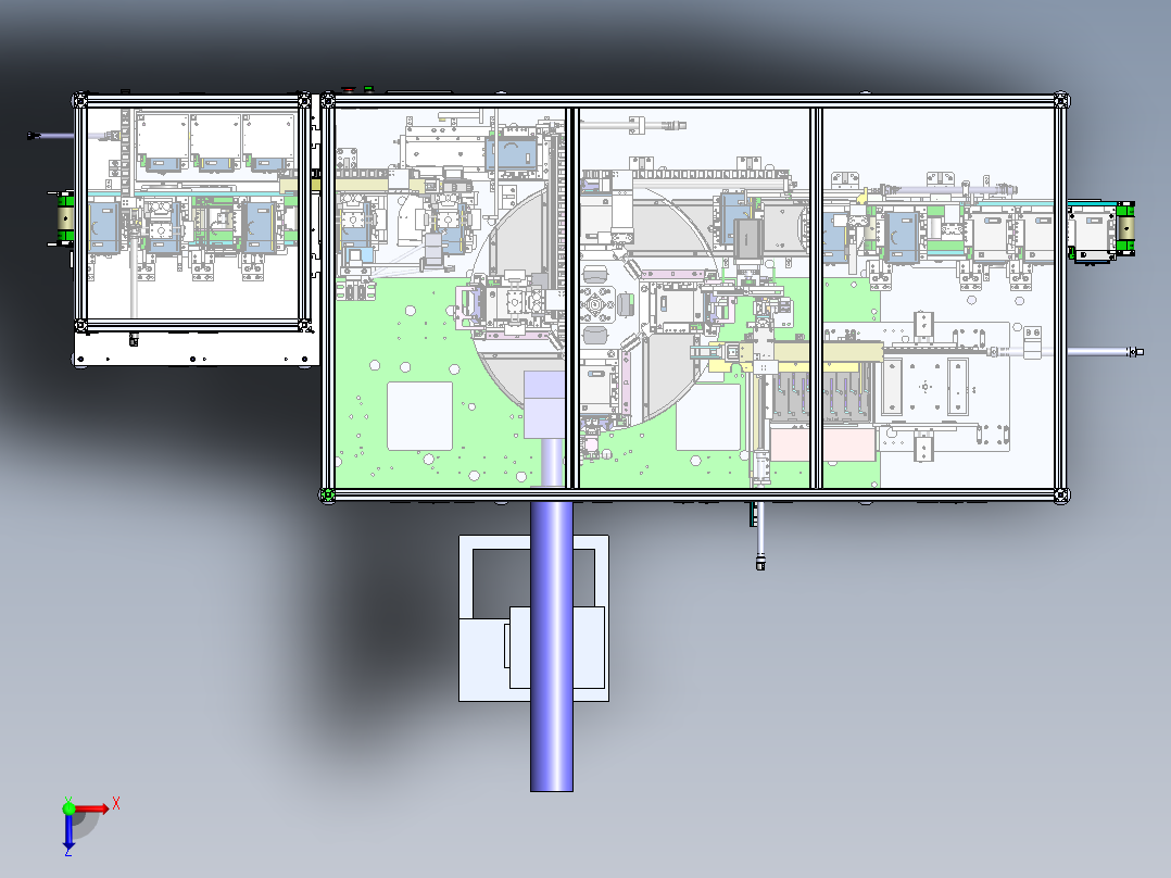 一种手机连接器点焊接机sw18可编辑俯视图