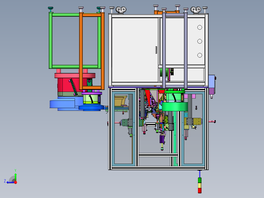 阀门自动组装设备sw18可编辑右视图