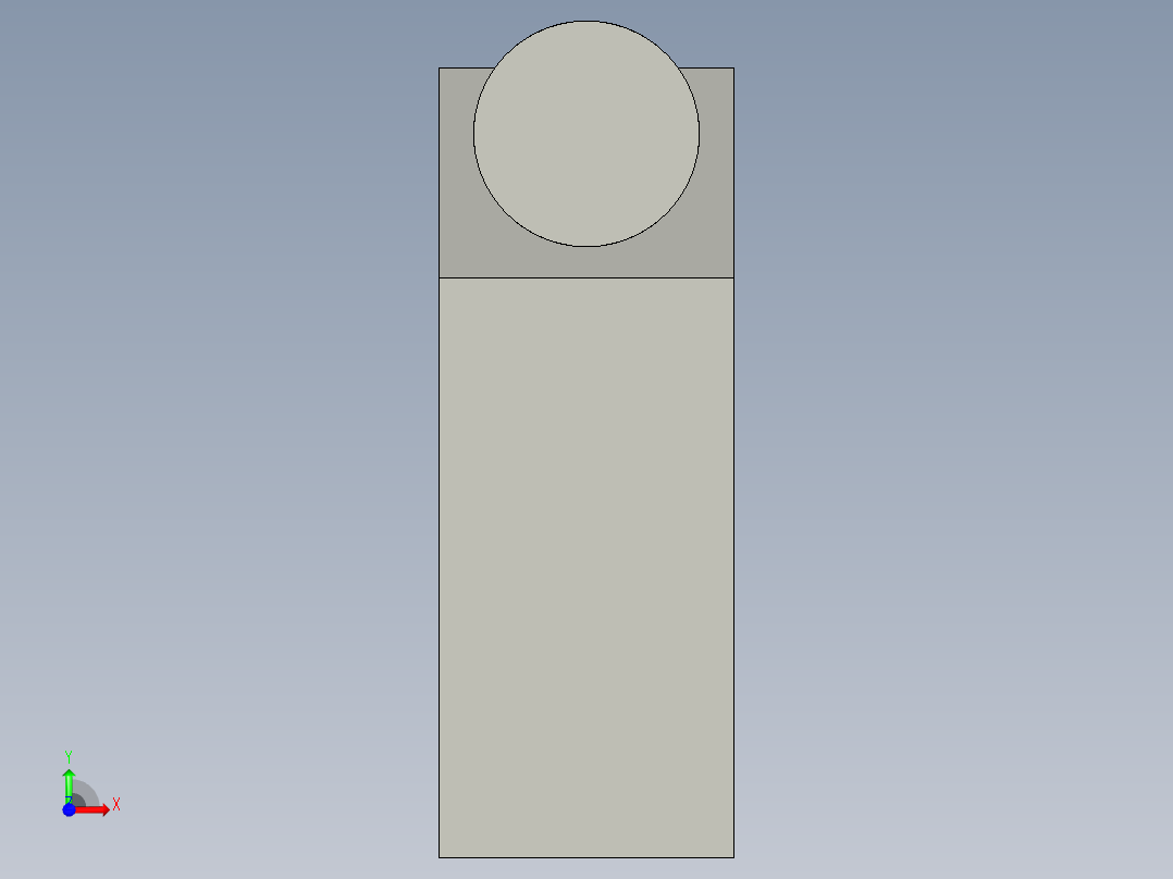 基恩士LB-11_kc图纸模型前视图