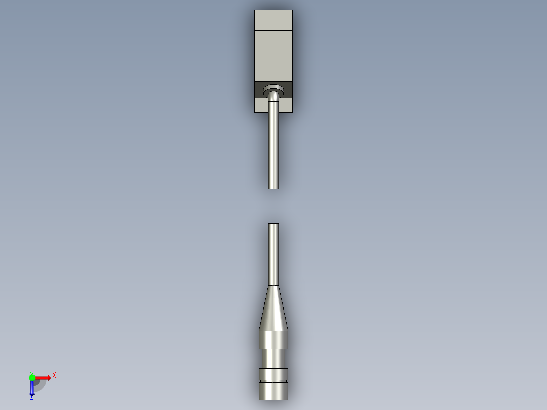 基恩士LB-11_kc图纸模型俯视图
