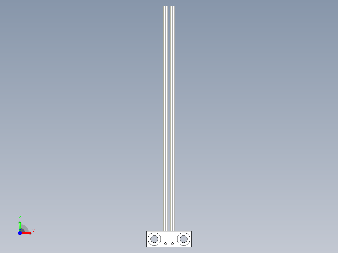 基恩士FU-42TZ_kc图纸模型前视图