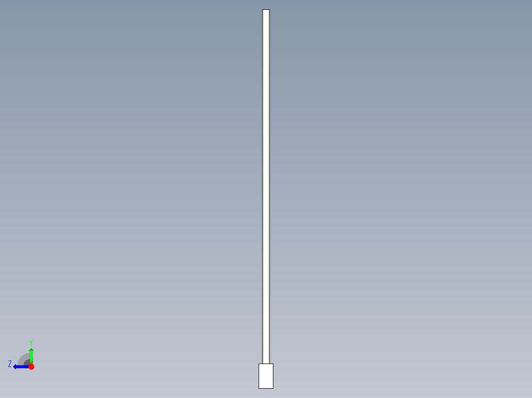 基恩士FU-42TZ_kc图纸模型右视图