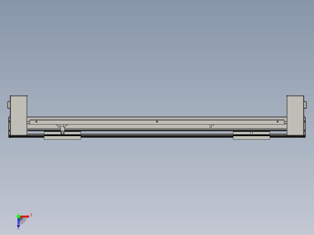 威洛博双电机滑台-VBF14S2-L50-S550-BD-P40-C6俯视图