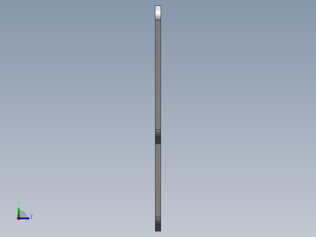 直线模组LHA22-3设计图纸左视图