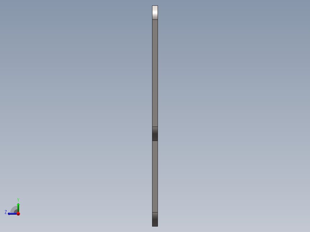 直线模组LHA22-3设计图纸右视图