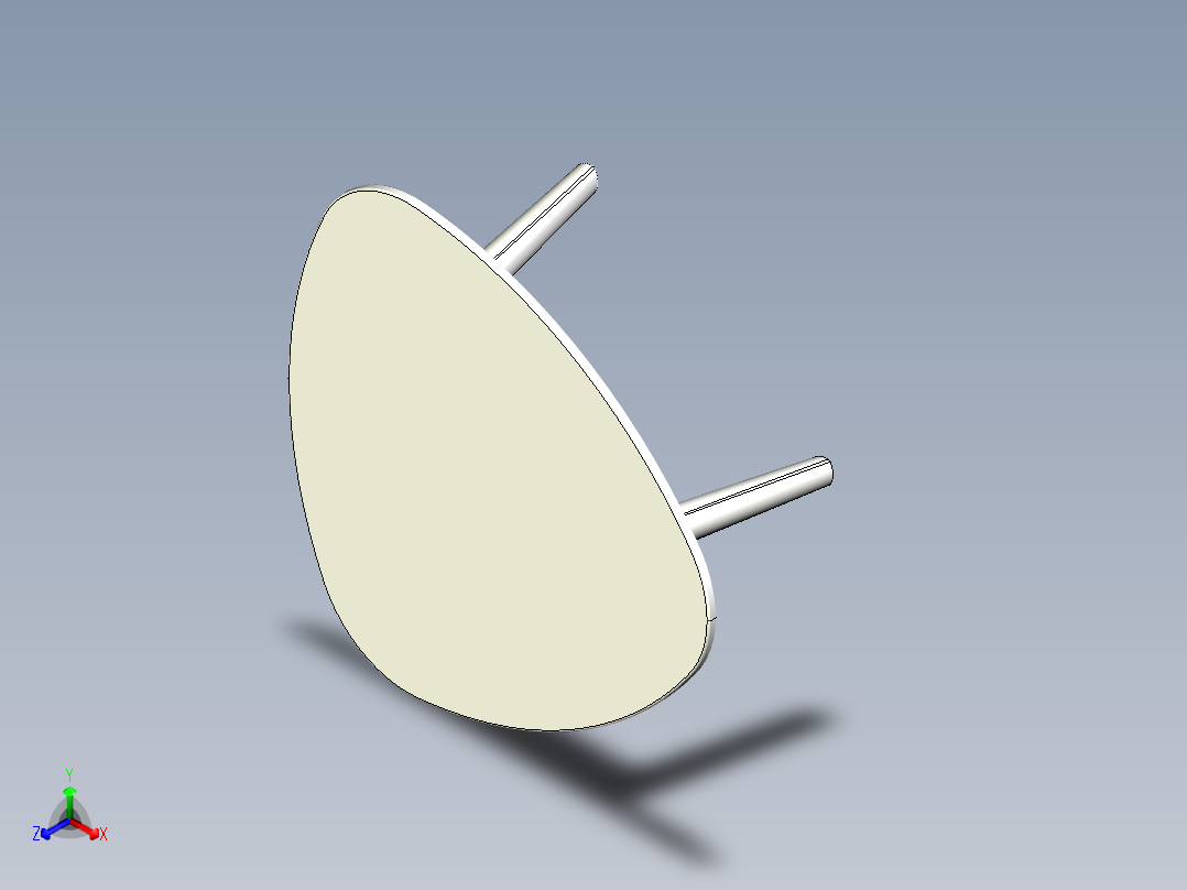 木桌正等轴测图